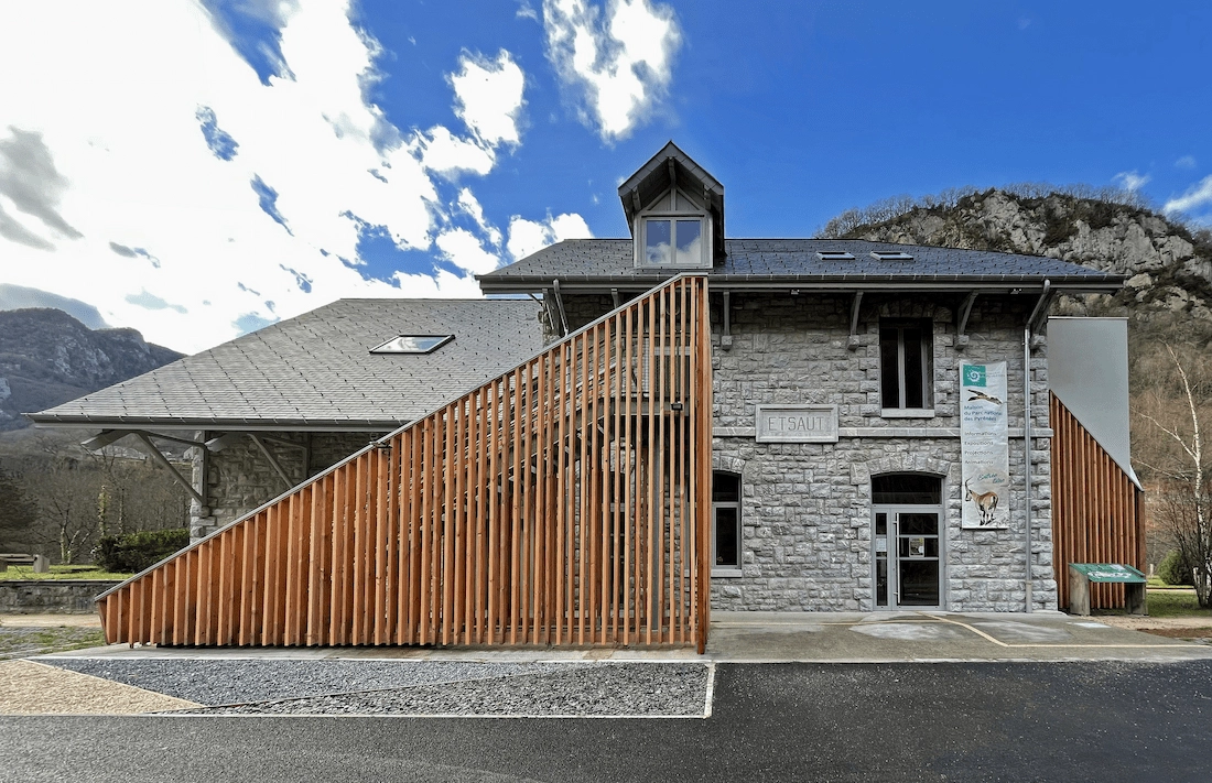 Maison du parc national de l'Etsaut : Rénovation du bâtiment